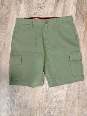 Levi Boys Olive Green Cargo Shorts